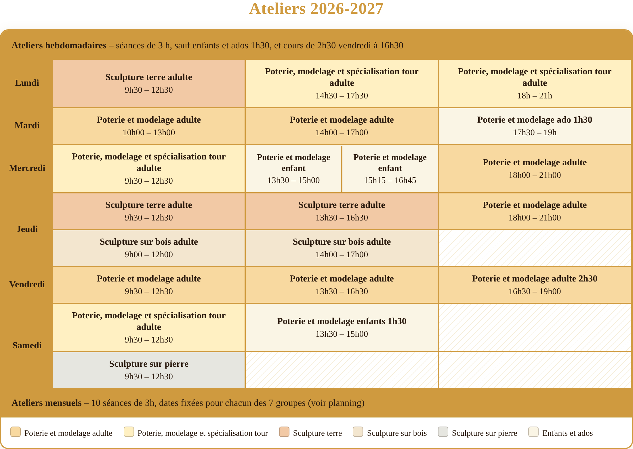 ateliers psaf